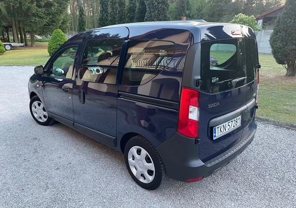 Dacia Dokker cena 21800 przebieg: 191000, rok produkcji 2013 z Końskie małe 92